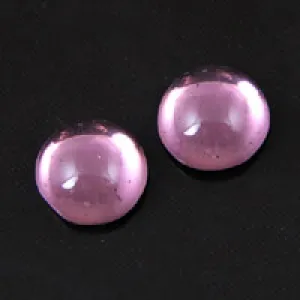 10mm Round Acrylic Cabochon, Light Amethyst pk/12