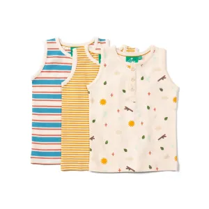 Adventure Organic Tank Top Set - 3 Pack - 1 Left Size 2-3 years