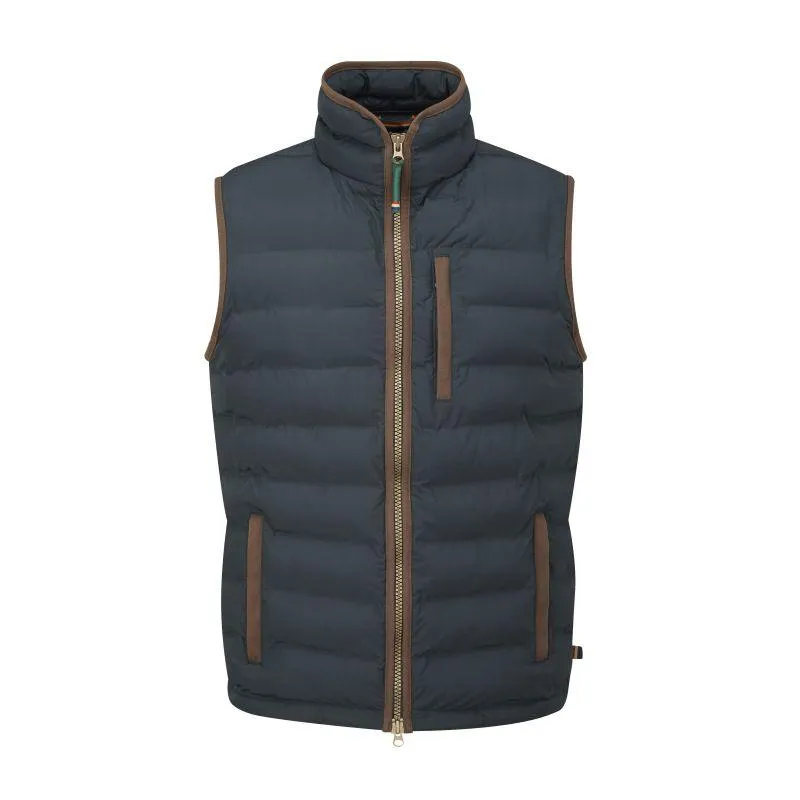 Alan Paine Calsall Mens Lightweight Insulated Gilet - Navy