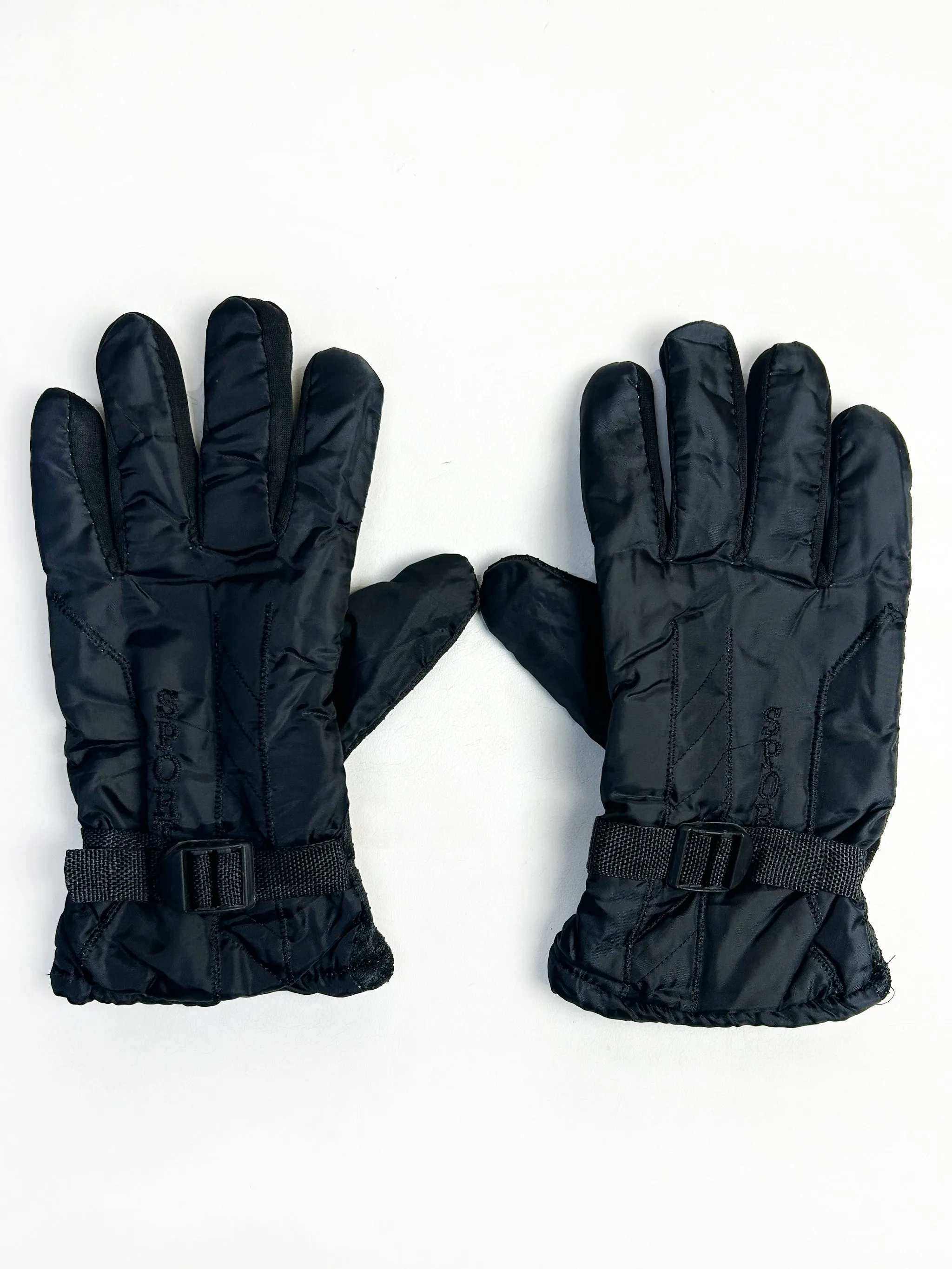 Black Winter Gloves For Men / Full Finger Gloves / Bike Gloves for Men MG03