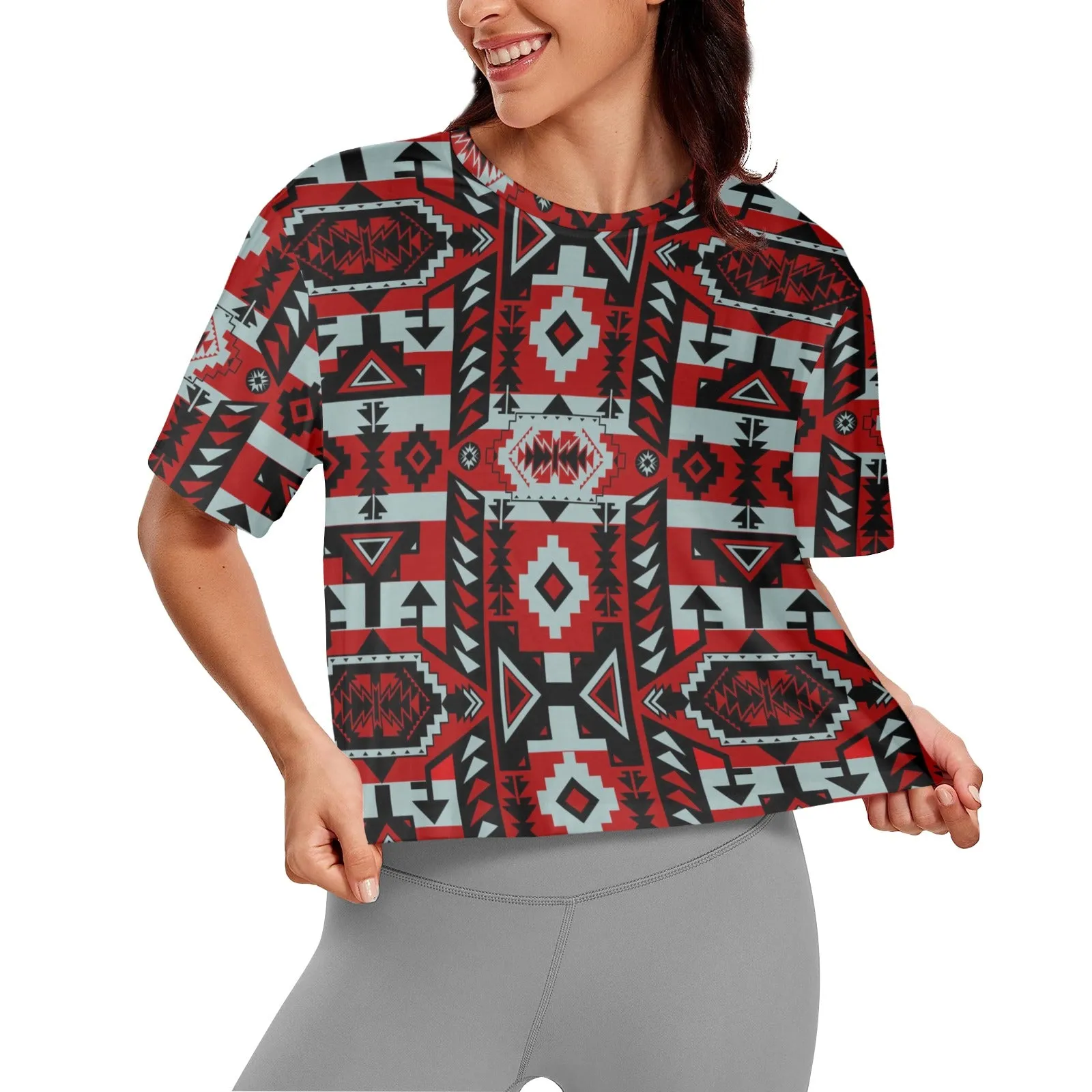 Chiefs Mountain Candy Sierra Dark Women's Cropped T-shirt