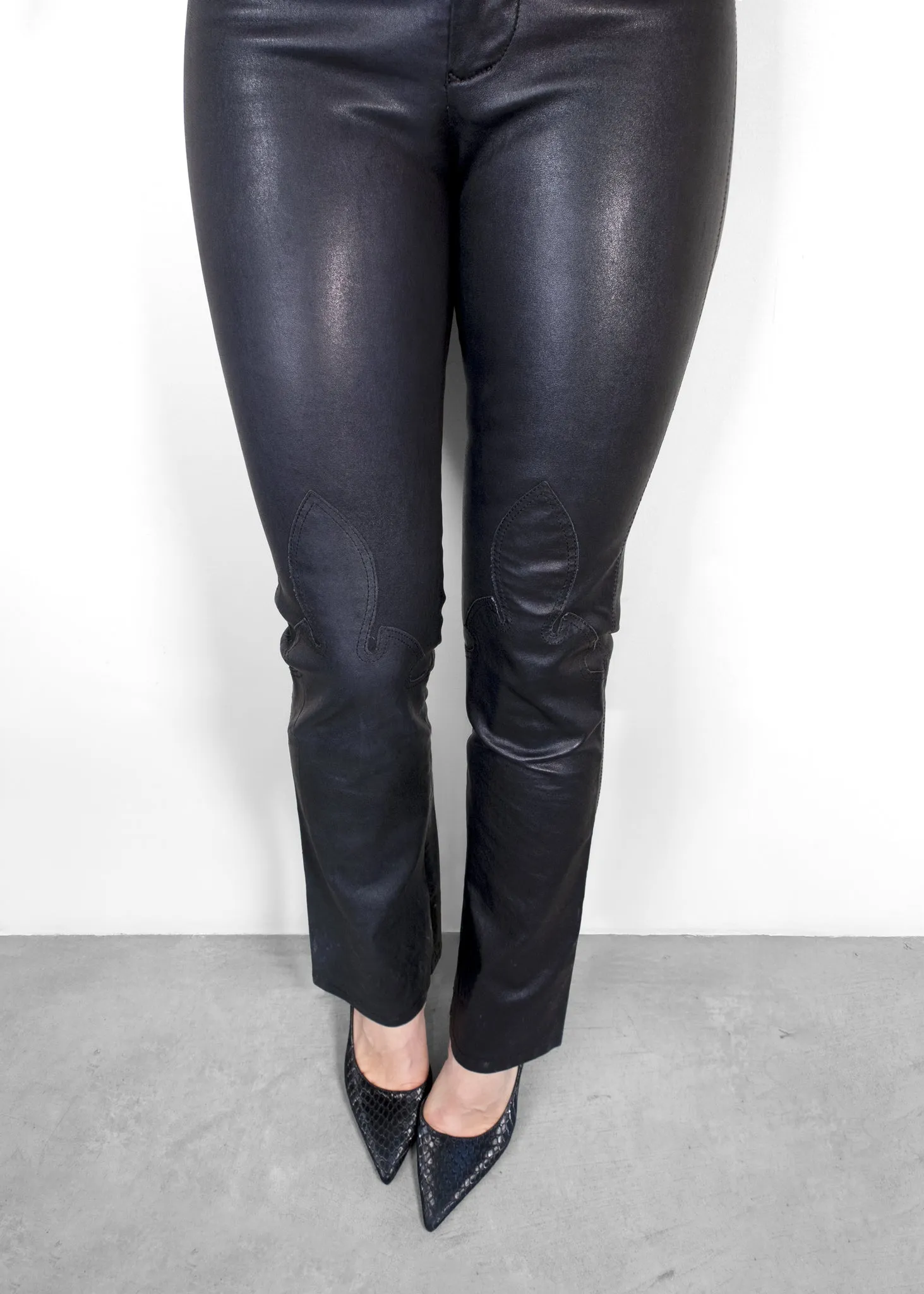 Chrome Hearts Leather Pants