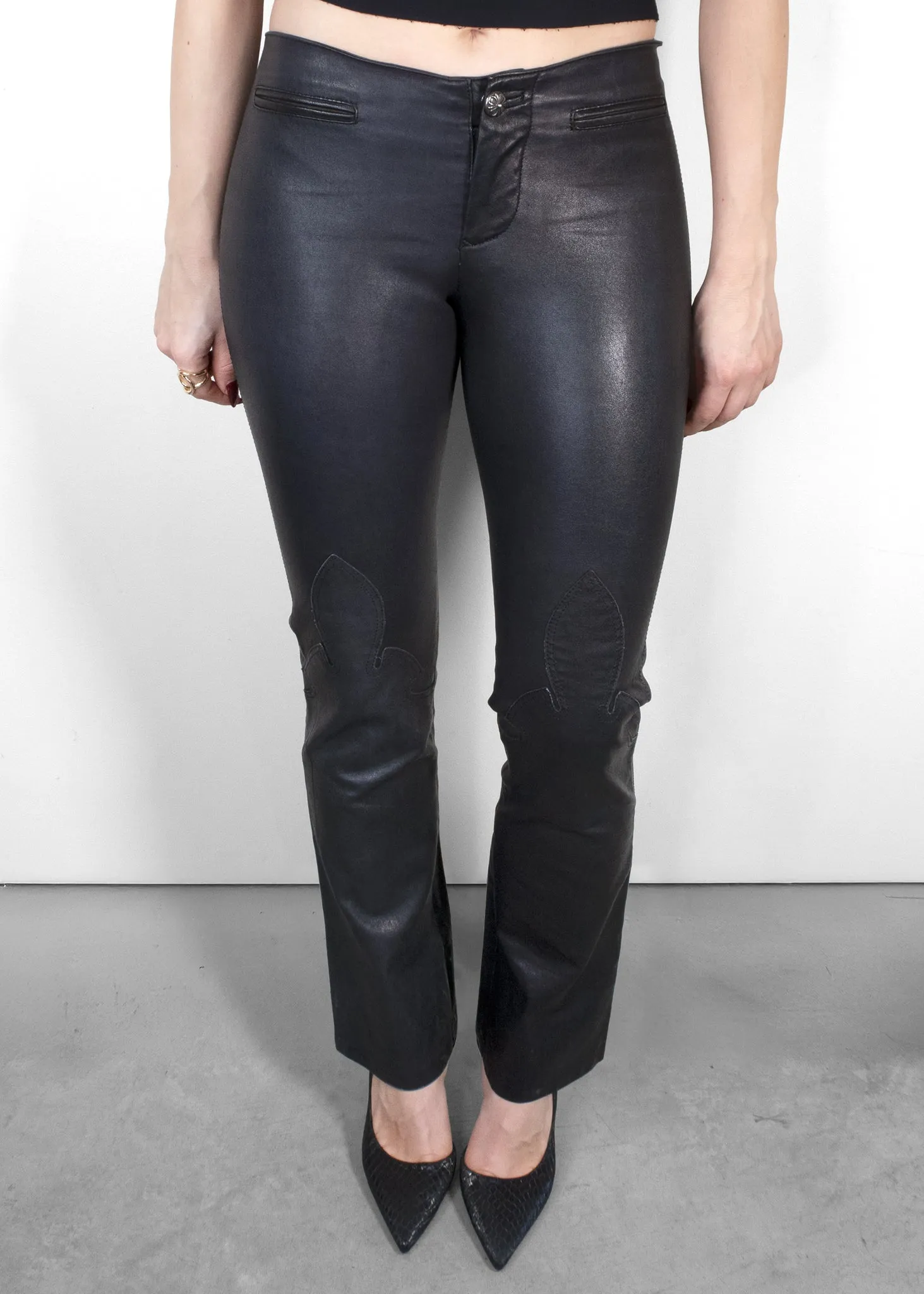 Chrome Hearts Leather Pants