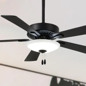 Contractor Uni-Pack LED 52 Inch Ceiling Fan with Pull Chain, Coal