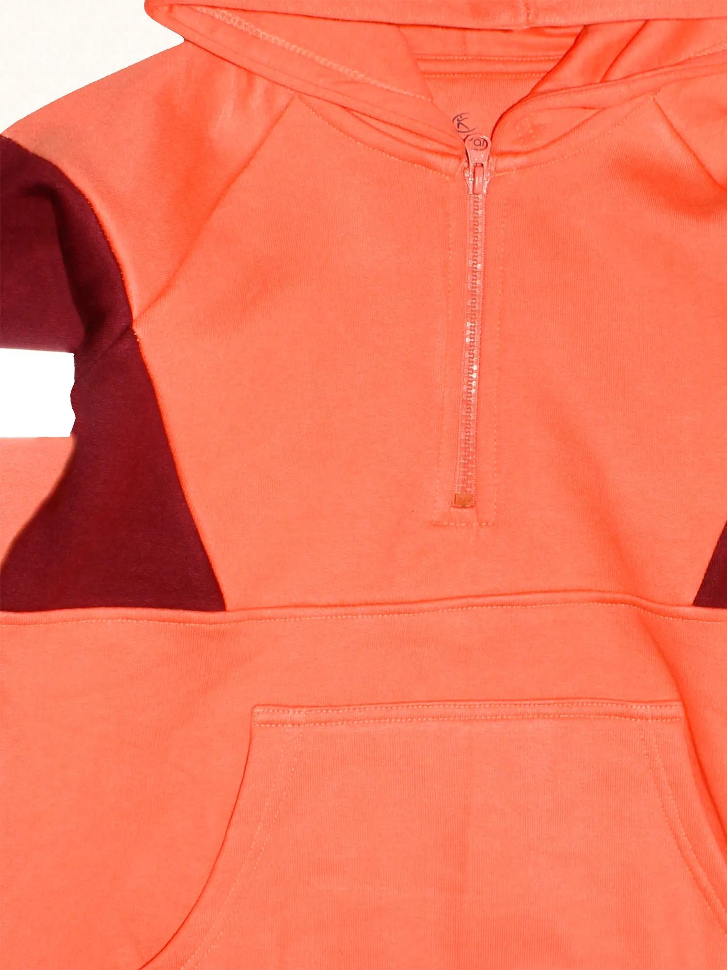 Fashion Fleece Cut & Sew Hooded Sweatshirt & Track pant Set