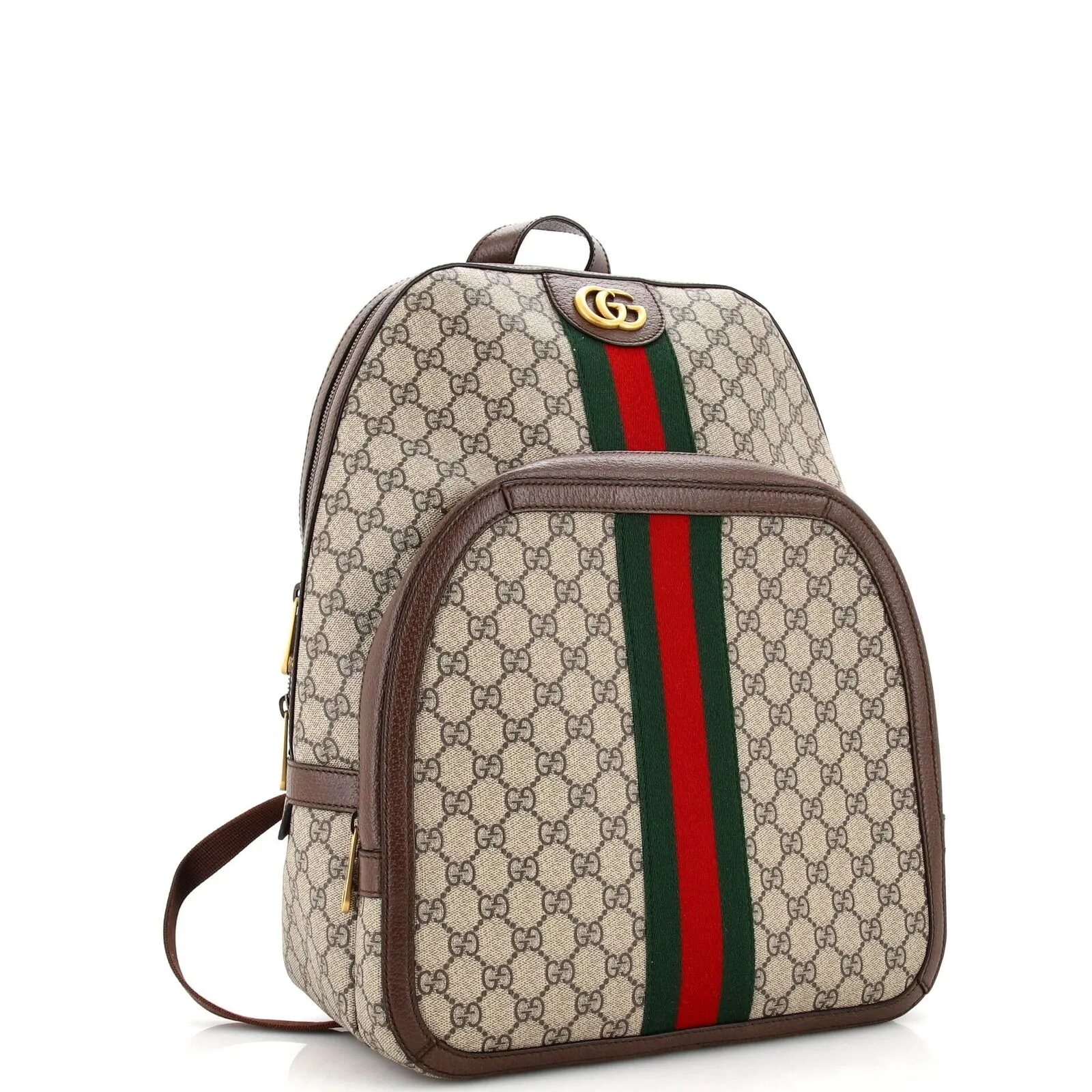 Gucci Ophidia Backpack Gg Coated Canvas