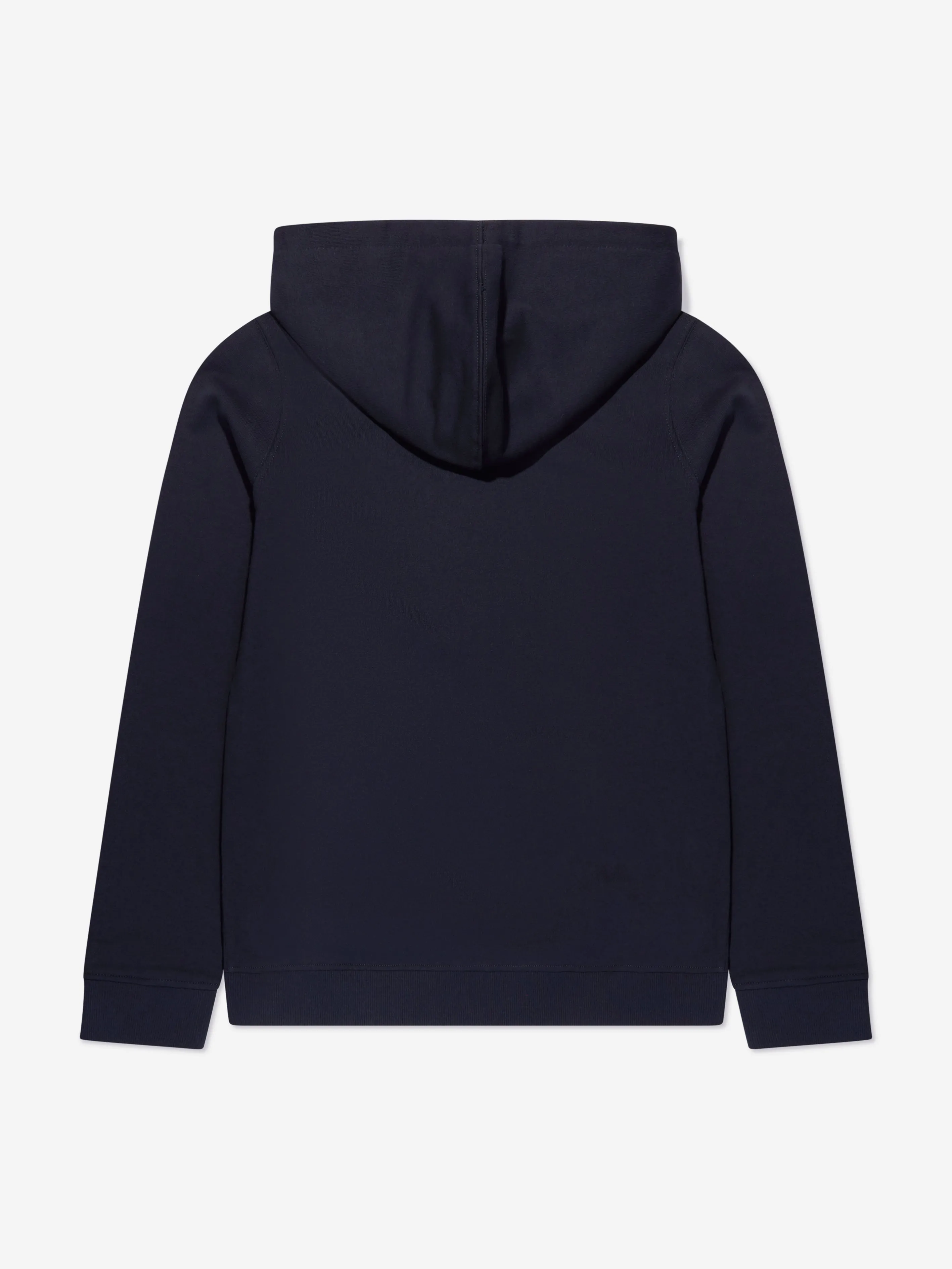 Guess Boys Logo Zip Up Top in Navy