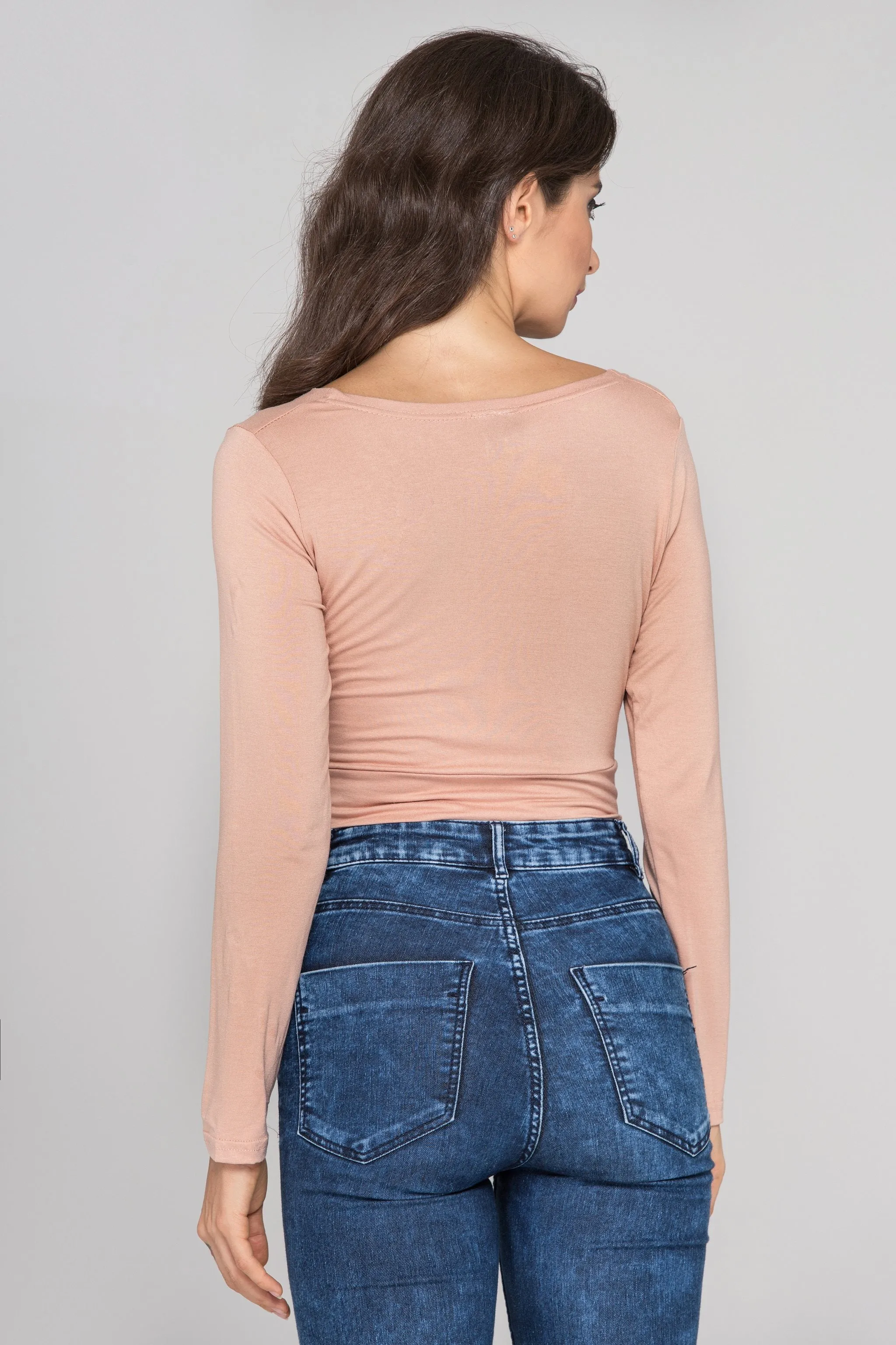 Hazel Long Sleeve Crop Top