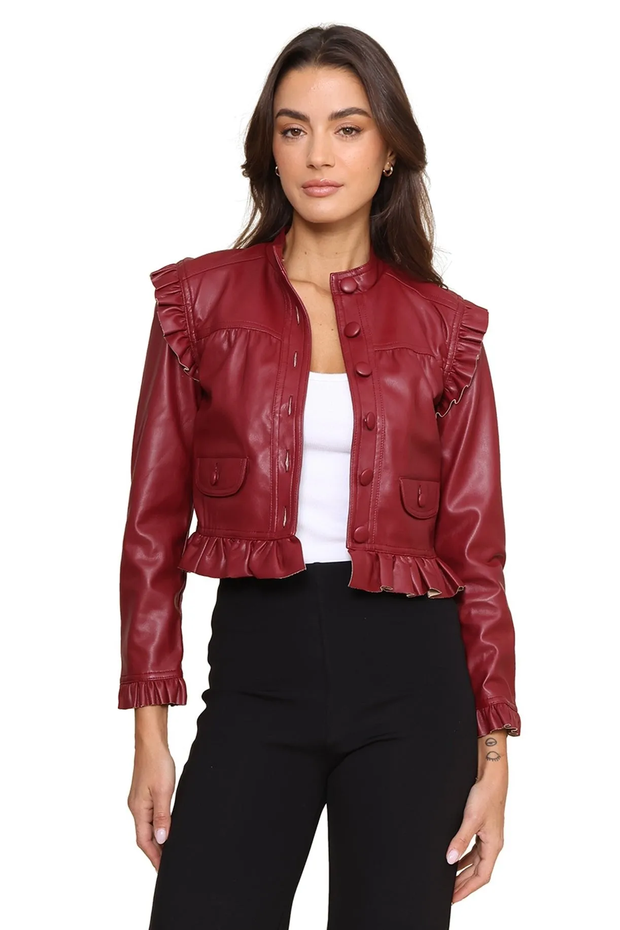 Kim Ruffle Jacket