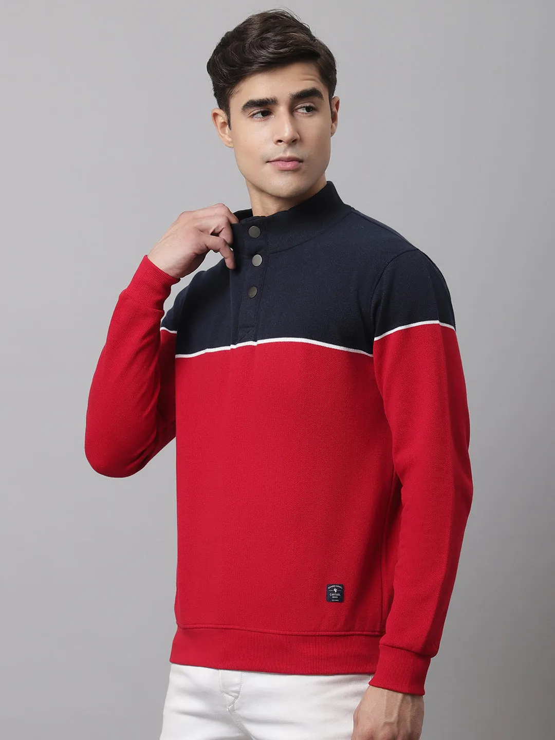 Men Red Sweatshirt