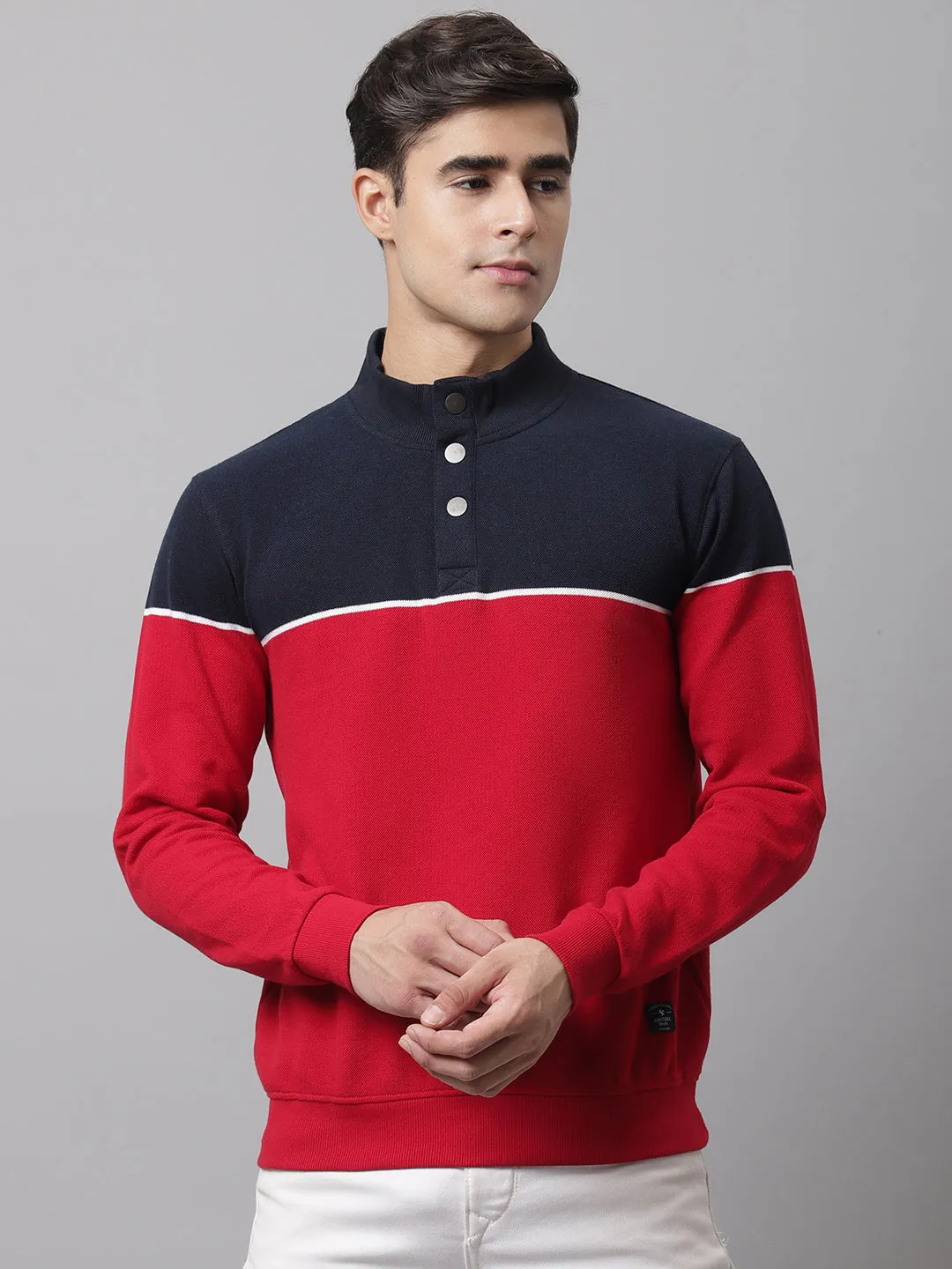 Men Red Sweatshirt