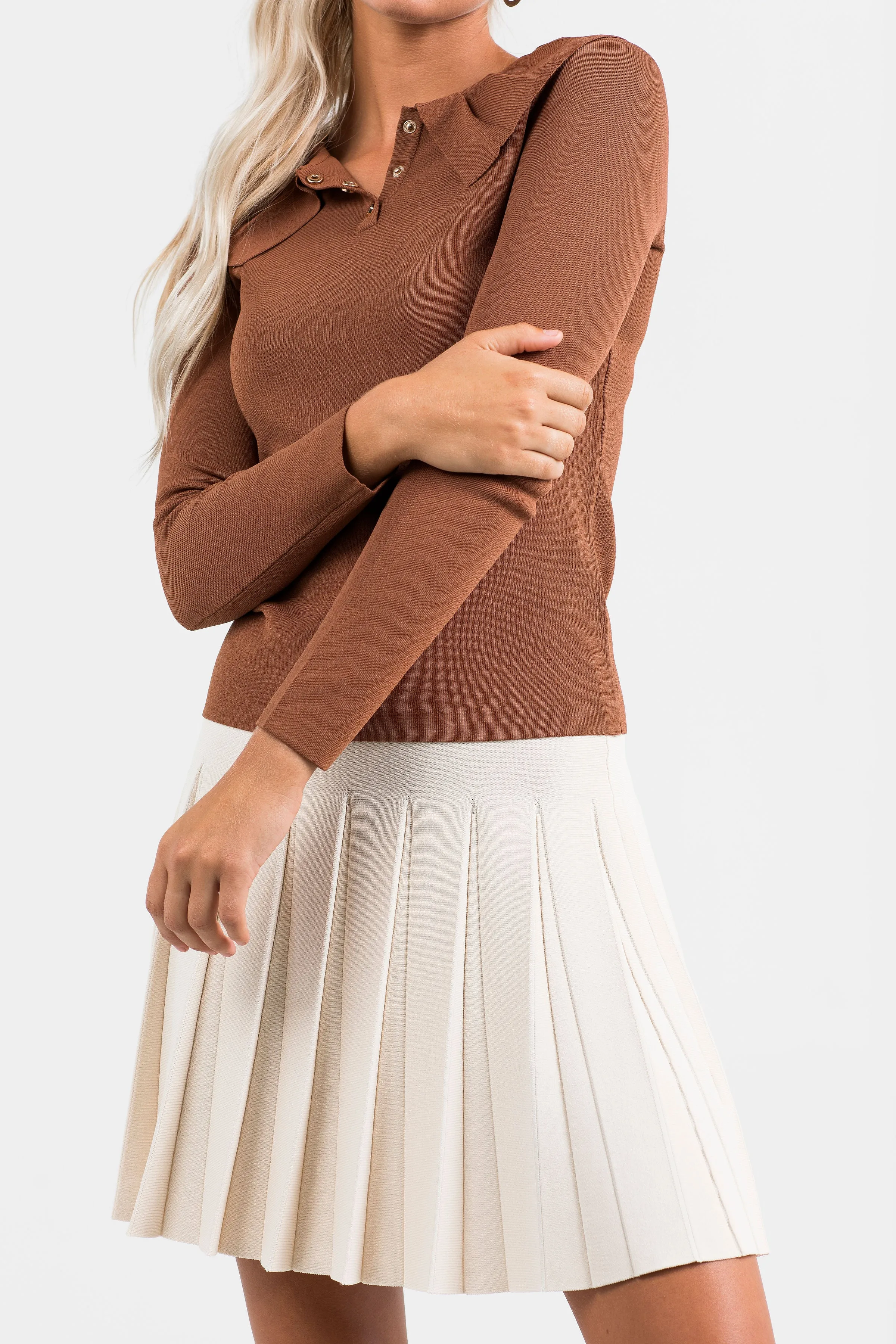 Monte Knit Top Cocoa