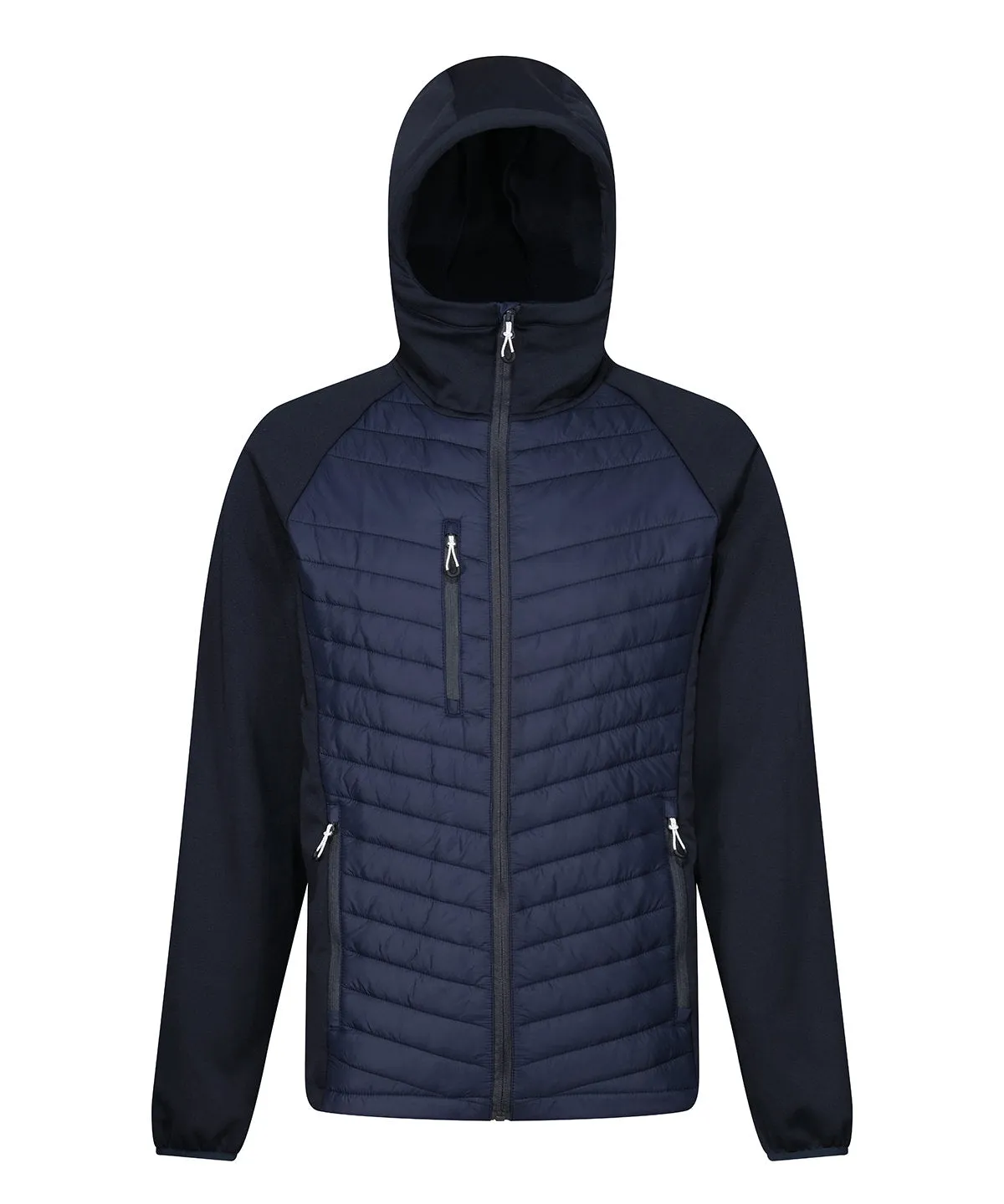 Navy/Seal - Navigate hybrid hooded jacket