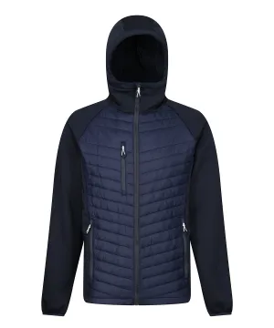 Navy/Seal - Navigate hybrid hooded jacket