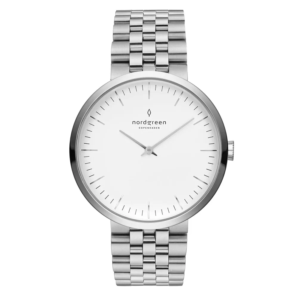 Nordgreen Infinity 32mm Silver Watch