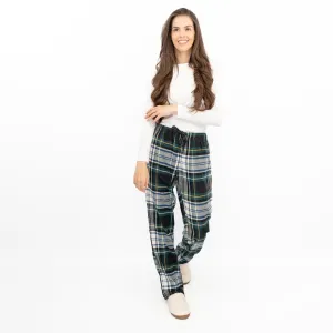 Old Navy Womens Green White Plaid Tartan PJ Style Bottoms