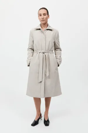 Padded Car Coat - Creme