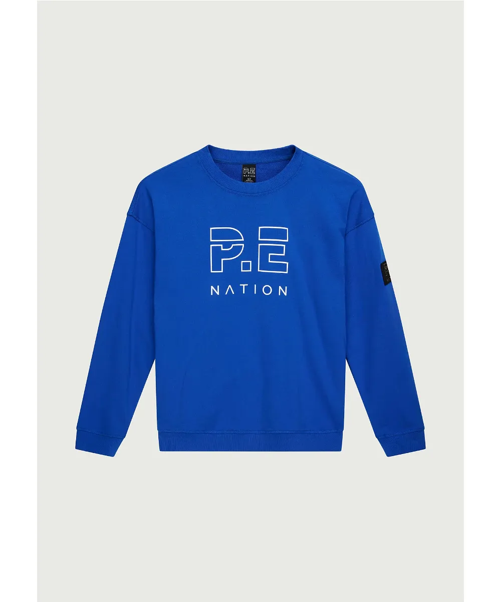 P.E Nation Heads Up Sweat (Electric Blue)