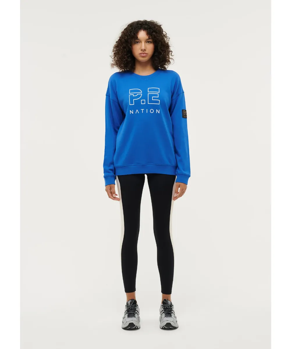 P.E Nation Heads Up Sweat (Electric Blue)