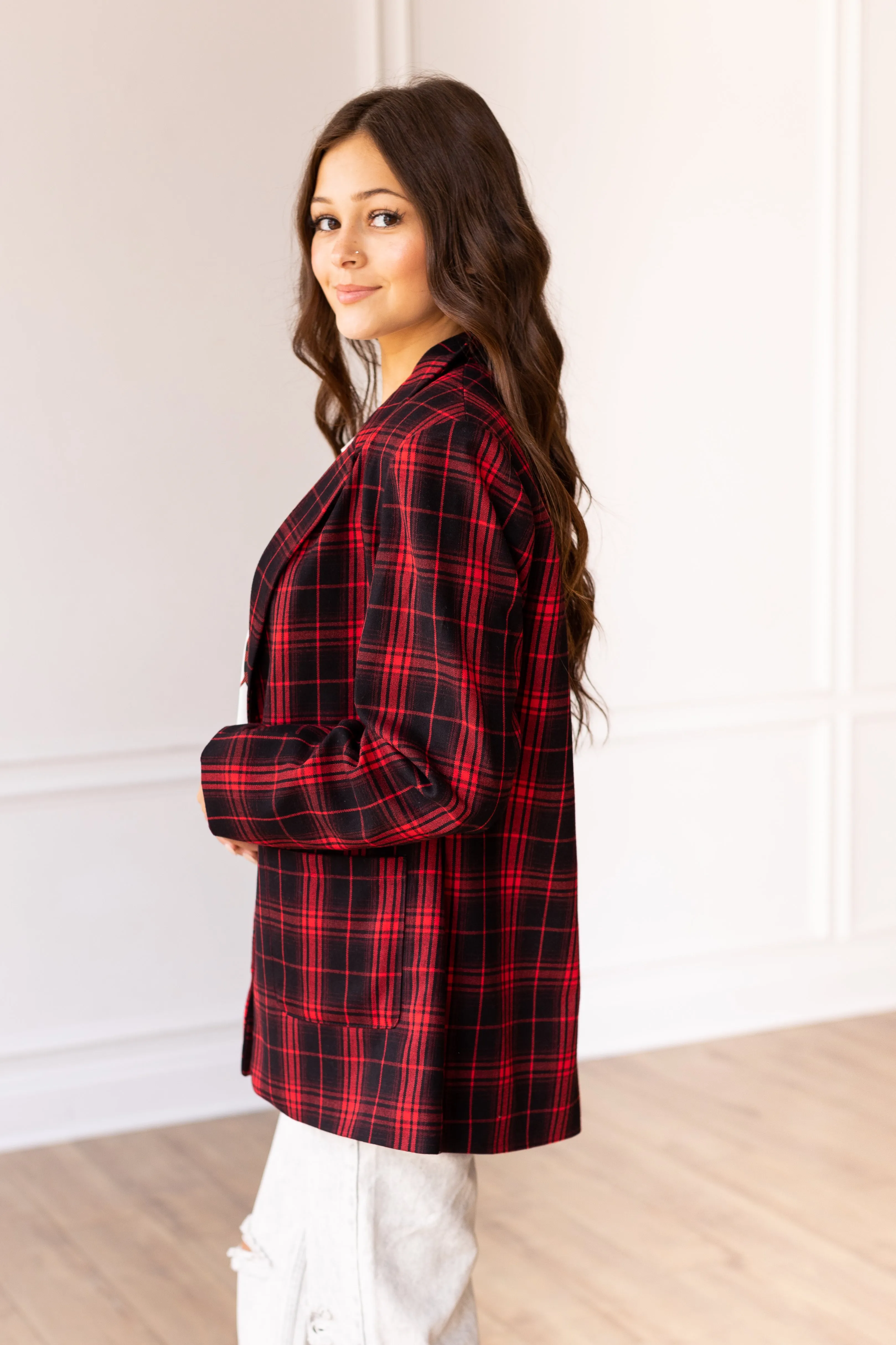 Plaid Perfection Blazer