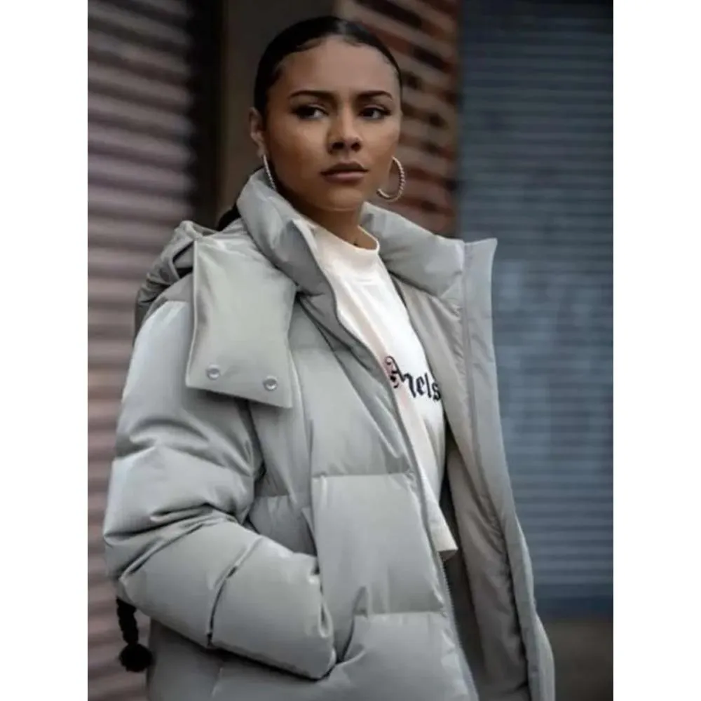 Power Book Ii Ghost Tv Series Puffer Hooded Jacket