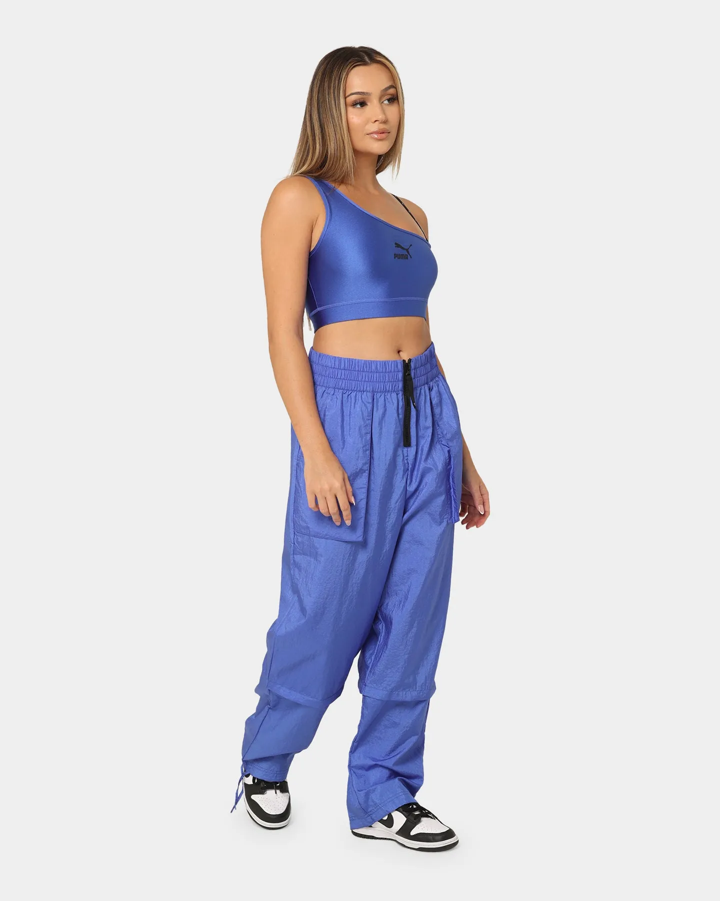 Puma Women's Dare To High Rise Woven Pants Royal Sapphire