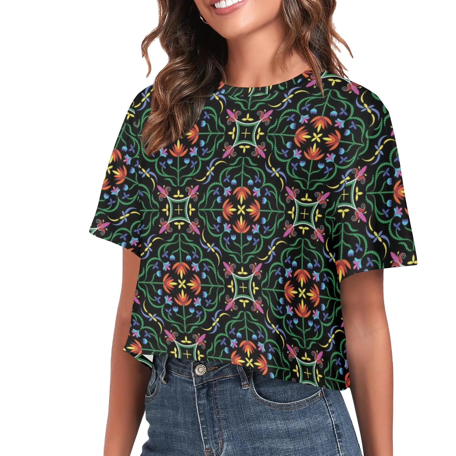 Quill Visions Women's Cropped T-shirt