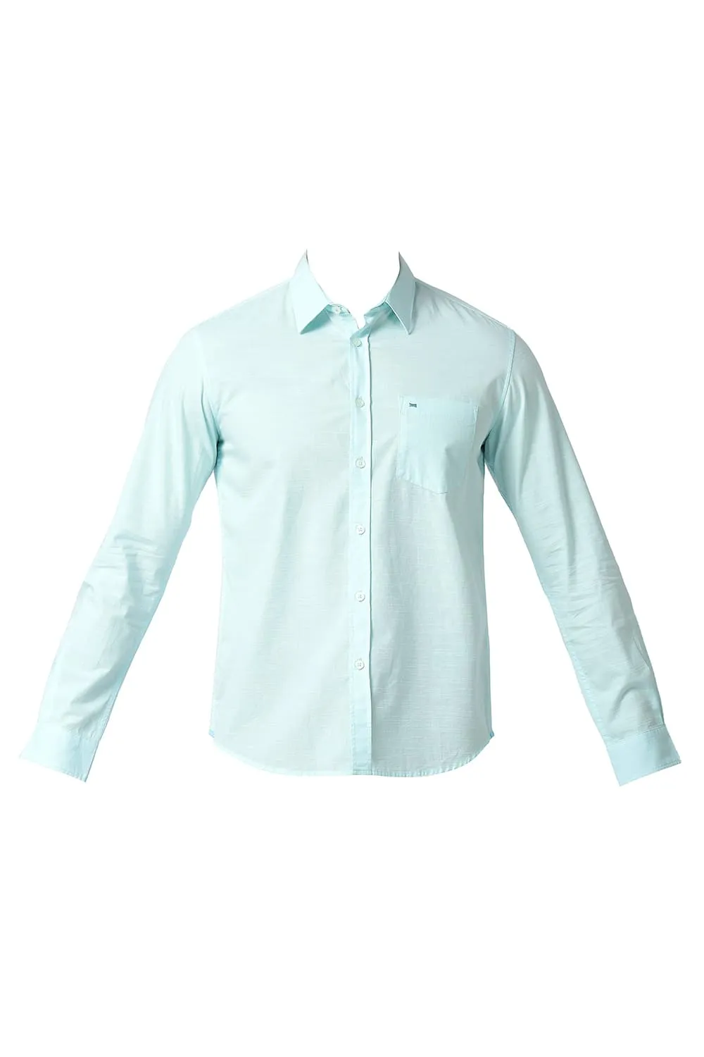 Slim Fit Cotton Slub Shirt