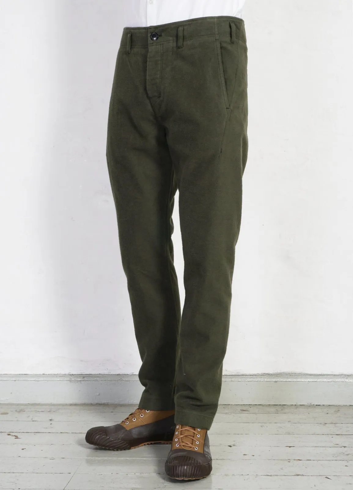 SVENNING | Slim Fit Trousers | Dark Green