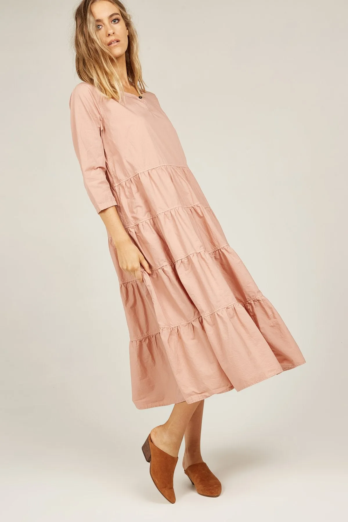 Texas Dress in Musk Rose