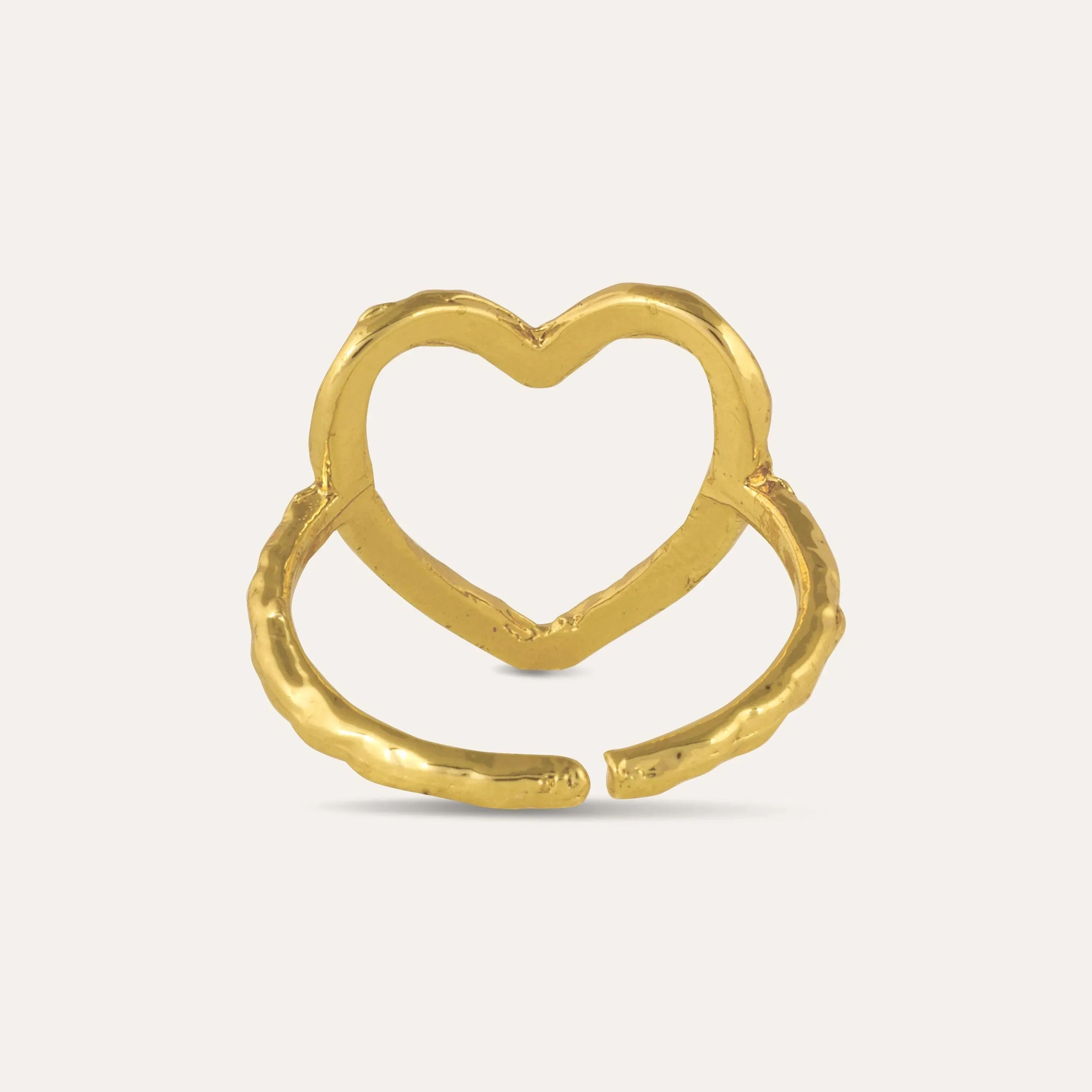 TFC Darling Love Gold Plated Adjustable Ring