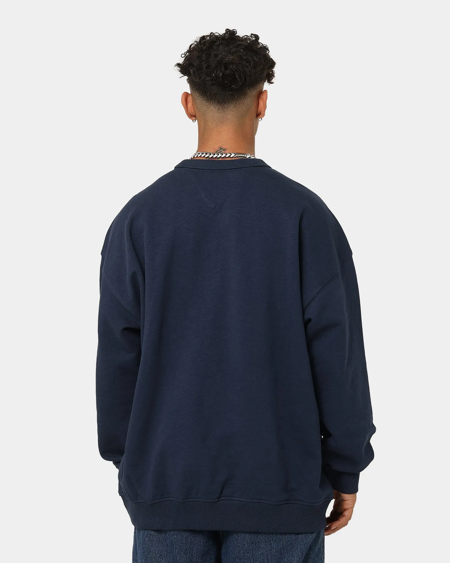 Tommy Jeans TJM Reverse Slub Crewneck Twilight Navy