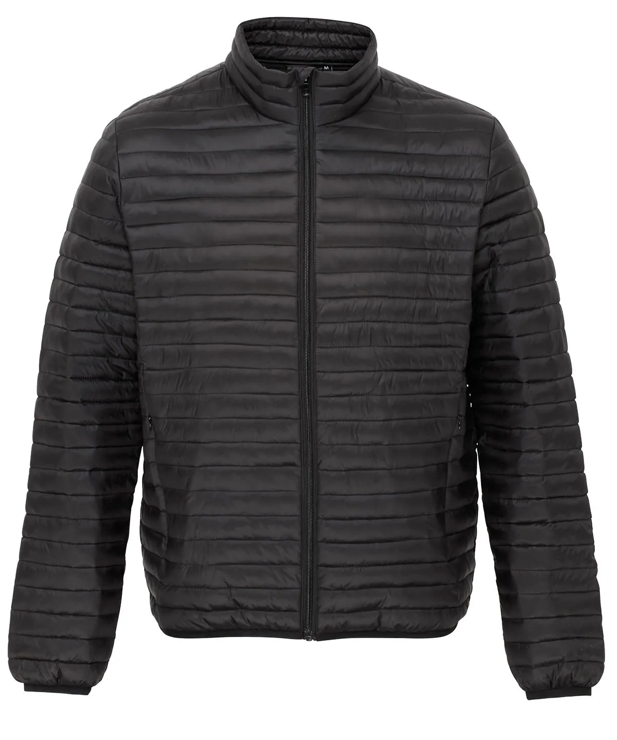 Tribe fineline padded jacket | Black