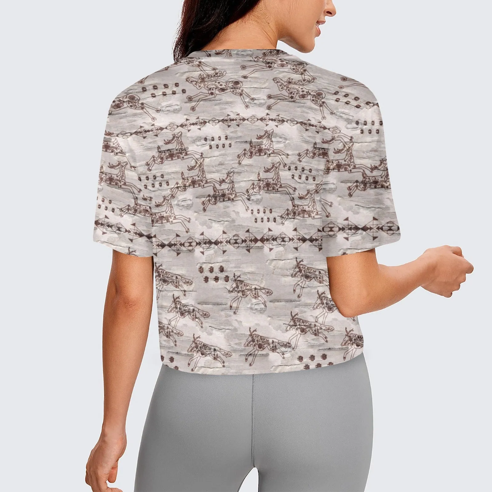 Wild Run Women's Cropped T-shirt